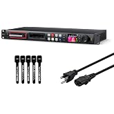 Blackmagic Design HyperDeck Studio 4K Pro Recorder with 6 ft Power Cord and 5 Pack of SolidSignal Cable Ties (HYPERD/ST/DG4P)