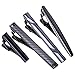 BMC Mens 4pc Alloy Luxury Fashion Necktie Clips Bar Mix Variety Set - Blue