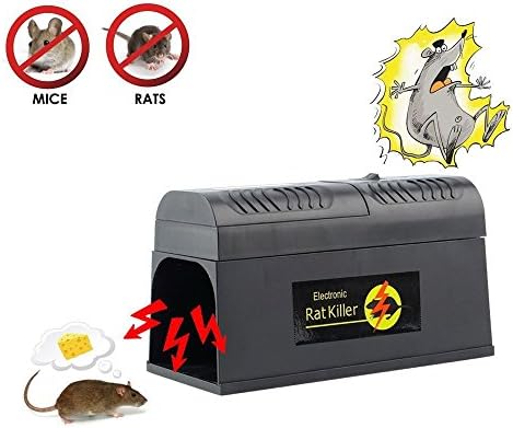 High Voltage Electronic Rat Killer Trap rodent control electronic Live Rodent Trap Rat Mouse Rodent Zapper Repel And Kill Rat