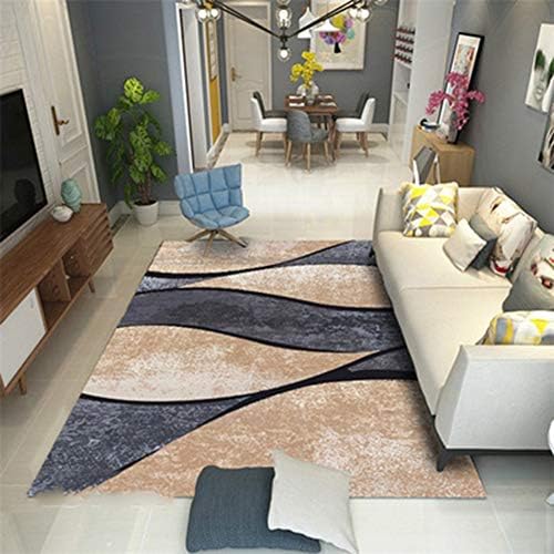 Zhyyhz Modern Abstract Rugs Multi-Size Non Slip Soft Carpet, Indoor Bedroom Rugs in Nursery, Dining Room