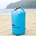 20L Waterproof Dry Bag, OXA Roll Top Closure Dry Sack with Dual Shoulder Strap, Durable Lightweight Premium Waterproof Dry Sack Bags for Kayaking Boating Rafting Swimming Fishing Snowboarding Blue