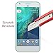 BONUM Google Pixel Screen Protector Ultra Clear 9H Anti-Scratch Tempered Glass,2.5D Rounded Edges Bubble-Free Install Glass Film - 2 Piece