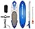 Pathfinder Inflatable SUP Stand Up Paddle Board, Complete KIT: Board, Fin, Pump, Paddle & Carry Bag