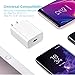 Huntkey USB C Charger, 18W 9V/2A 5V/3A Power Adapter, PD3.0 Fast Type C Wall Chargers for Samsung Note10/S10/A8s/S/Note 9/S9/S9+/Note 8/S8/S8+, Pixel 3, iPad Pro 11