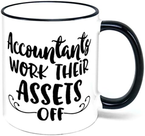 Accountants Work Their Assets Off Coffee Mug accounting gift