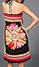 Honeystore Women's Boho Sunflower Print Summer Island Beach Casual Dress