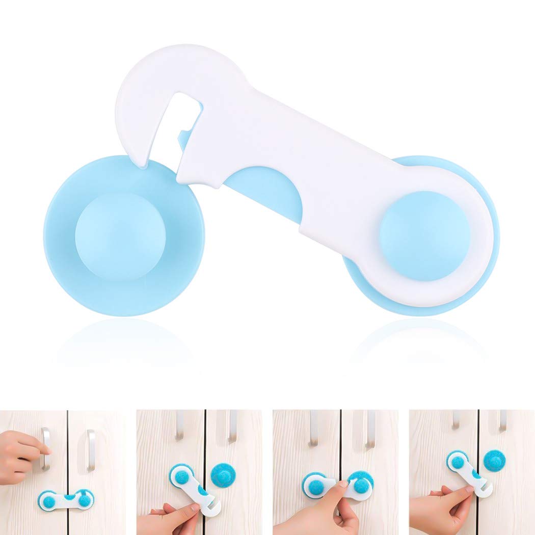 Tiroir Armoire Unho Serrure De Securite Bebe 1pcs Pour Porte Frigo Ou Placard Bloque Porte Verrou Avec Adhesifs 3m Fort Sans Percage Un Protection Pour Vos Enfants Ou Bebes Bebe Puericulture