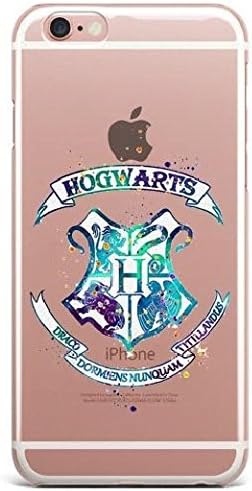 E45ACCESSORIES Harry Potter Hard Case Cover Semi Transparent for iPhones (iPhone 6S / 6, Hogwarts)
