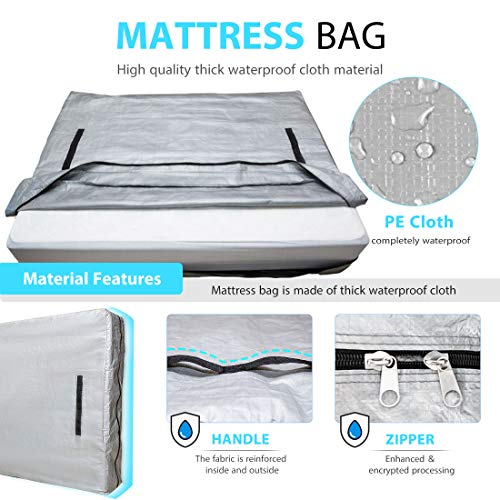 VIVOHOME King Size Waterproof Mattress Bag, Reusable Mattress Cover