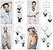 ETSYG 32'' Silk Scarf Women's Fashion Pattern Large Square Satin Headscarf Headdress