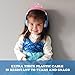 OneOdio Kids Over Ear Headphones - 85dB Volume Limited Headsets for Children, Durable, Adjustable, Lightweight Earphones with 3.5mm Jack for iPad, Kindle, Computers and Tablet (Crown Headband/Blue)