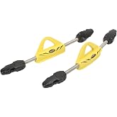 Yuecoom 2 PCS Diving Fin Strap, Scuba Diving Spring Fin Strap Scuba Diving Stainless Steel Spring Fin Straps Spring Strap Assembly Diving Equipment M for 41-44