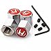Red Honda Anti-theft Chrome Car Wheel Tire Valve Stem Caps