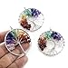 Wholesale 3 PCS Assorted Tree of Life Crystal Pendants 7 Chakra Jewelry for Women