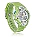 Pasnew LED 100M Waterproof Digital Sport Watch for 5-15 Years Old Boys Girls Kids Students (Green)