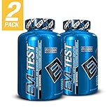 Evlution Nutrition Testosterone Booster EVL Test Training and Recovery Amplifier* Supports Natural Testosterone Levels, Muscular Strength, Stamina and Optimal Sleep (30 Servings 2-Pack)