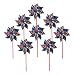 In the Breeze 2749 Stars and Stripes Pinwheel, 8-Inch, Stars & Stripes / 8 Pieces