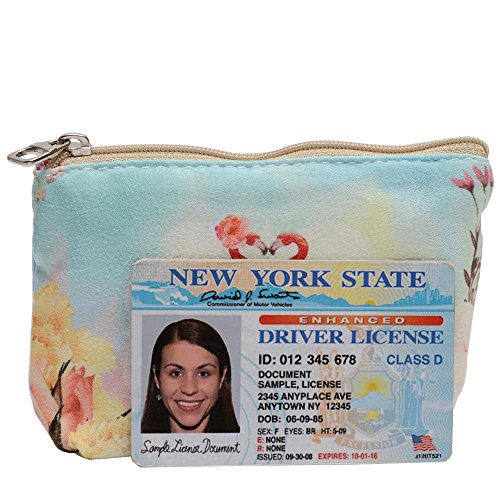 Women and Girls Cute Fashion Coin Purse Wallet Bag Change Pouch Key Holder (Flamingos)