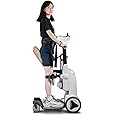 Smart Electric Mobility Scooter. High-tech Rehabilitation Standing Wheelchair Out/Indoor Wheelchair for Disabled. White