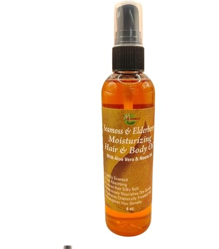 Amazon.com: Sea Moss & Elderberry Hair + Body Oil – 4 oz | Fast