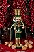 Clever Creations Irish 14 Inch Traditional Wooden Nutcracker, Festive Christmas Décor for Shelves and Tables