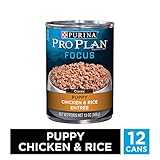 Purina Pro Plan Pate Wet Puppy Food, FOCUS Chicken & Rice Entree - (12) 13 oz. Cans