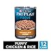 Purina Pro Plan Pate Wet Puppy Food, FOCUS Chicken & Rice Entree - (12) 13 oz. Cans primary
