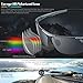 TOREGE Men's Sports Style Polarized Sunglasses Al-Mg Metal Frame Glasses M291(Gray)