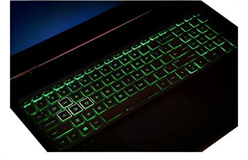 Keyboard Cover for 17.3" HP Envy 17M 17M-AE111DX, 15.6" HP Pavilion x360 15-BR075NR, HP Envy X360 15M-BP012DX 15M-BP011DX 15M-BQ021DX, Pavilion 15-CB010NR 15-CB071NR 15-CC010NR 15-CC020NR(Clear)