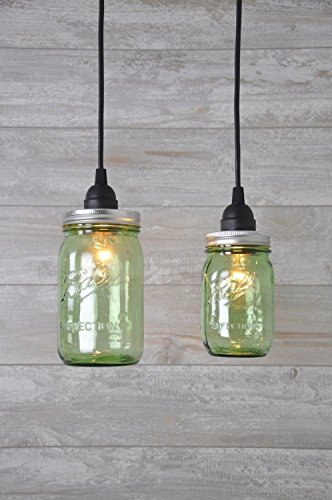 Mason Jar Industrial Pendant Light PERFECTION 100TH ANNIVERSARY