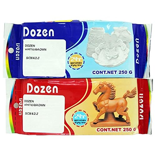 dozen modelling clay