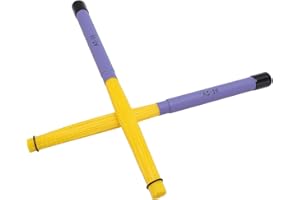 Odorkle Cajon Drum Brushes, Retractable High Elastic Nylon Percussion Accessories for Cajon Players with Complex Patterns and