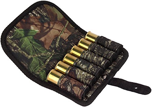 BronzeDog Ammo Pouch Bag Cartridge Belt Holder 12 16 Gauge Hunting Bag Shotgun Shell Holder (Black Oak Camo) - Thumbnail 5