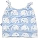 KicKee Pants Print Double Knot Hat (New Born-3 Months, Pond Elephant)