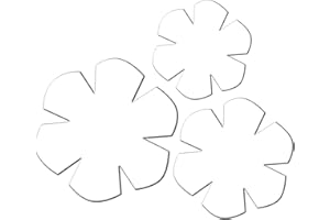 TXIN Bowl Cozy Template, Flower Pattern, Acrylic, 8/10/12 Inch