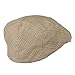 Beige Plaid Ivy Newsboy Cap
