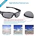 Duduma Polarized Sports Sunglasses for Running Cycling Fishing Golf Tr636 Flexible Superlight Frame (Black Matte Frame with Black Lens)
