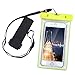 KATTEONG Waterproof Case Dry Bag Cell Phone Pouch with Military Lanyard Strap for Kayaking/Skiing/Sledding/Boating/Surfing, Best Waterproof Case for iPhone7/6/6S Plus/5S/Se Samsung Galaxy S7, Green
