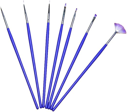 Amazon Co Jp デマ クト De Markt ネイルアートキット 7本セット ネイルアートブラシ 多用途 ネイル筆 ネイルアート ネイル 用品道具 ネイルアートパーツ ドットペン 美容院 初心者 ホーム キッチン