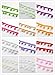 Pom Pom Trim 24yards 10mm Ball Fringe Ribbon Sewing Lace (12colors/Pack 2yards/Color)