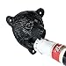 Cast Iron Wall Mount Grizzly Bear Teeth Bite Bottle Opener (Black)