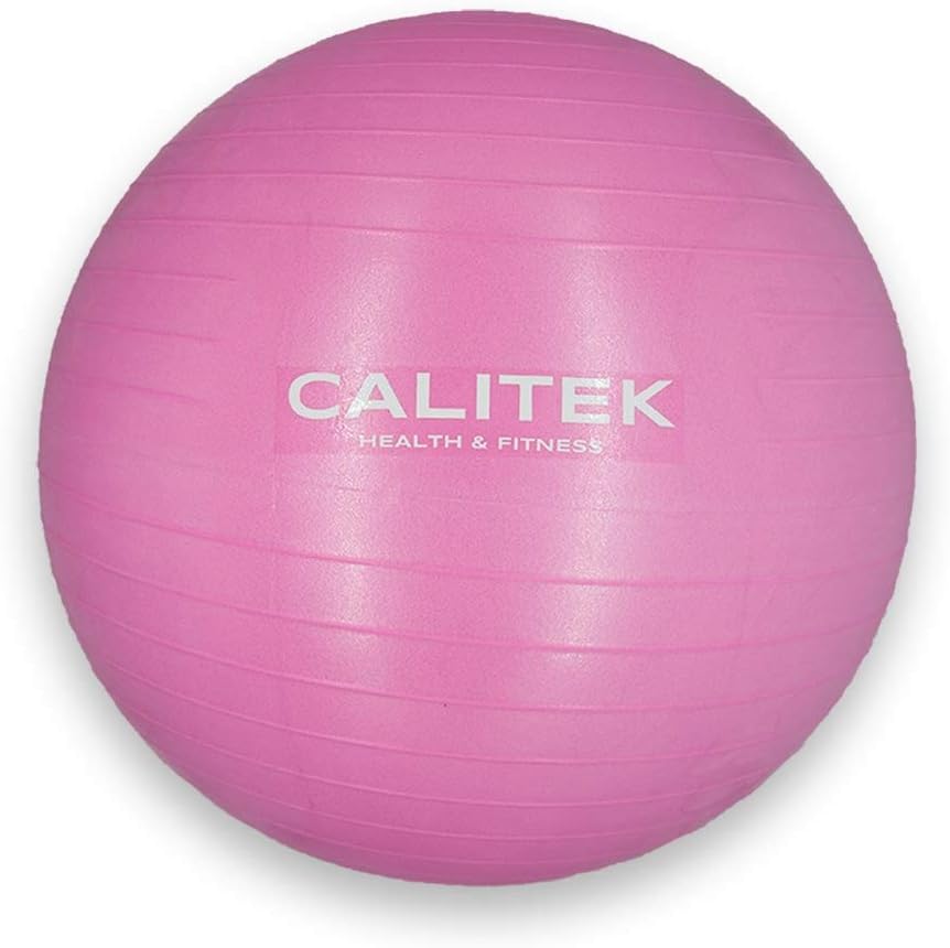 CALITEK Anti-Burst Fitness Swiss Ball for Yoga, Pilates, Pregnancy, Birthing