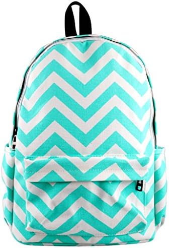 West Beauty Causal Lightweight Canvas Cute Backpacks Notebook Computer 14" Laptop School Rucksack Daypack Backpack (Green)