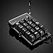 2.4GHz USB Numeric Keypad, 19 Keys Wireless USB Numeric Keypad, Mini USB Receive for Laptop Desktop PC Notebook (Black)