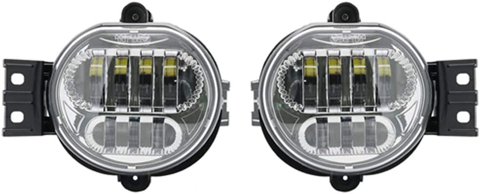 ChengShun Auto Accessories Led Headlights Fog Light - Used for Dodge Ram Lights 2500 1500 3500 for Dodge Durango New Body Style Fog Lights,Silver