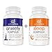 All Natural Around The Clock Anxiety and Stress Support Supplement by Optimal Effects - Sleep Support - Wake Refreshed - Lemon Balm, Valerian Root, Chamomile, Tryptophan & More - 60 Veggie Capsules