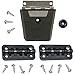 Igloo Cooler Replacement Hybrid Stainless/Plastic Latch & Hinge Set