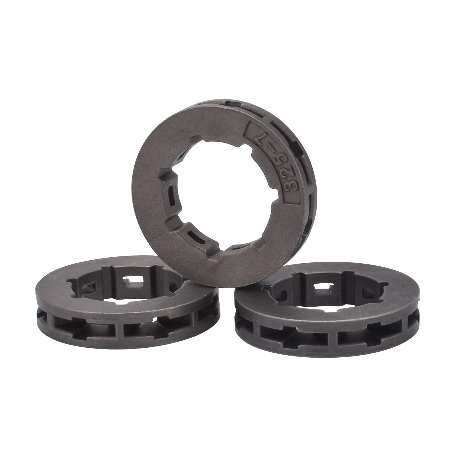 Cancanle 3 Pieces .325 Pitch 7 Tooth Sprocket Rim for Jonsered 2035 2036 2040 2041 2045 2050 2051 2054 2055 2145 2149 2159 Chainsaw Parts