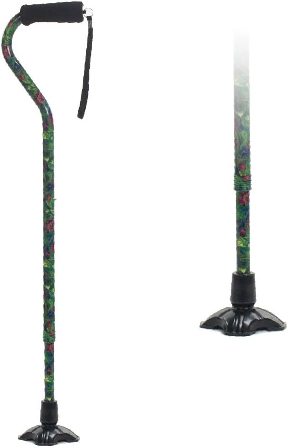 Self-Standing Canterbury Offset Aluminum Adjustable Cane