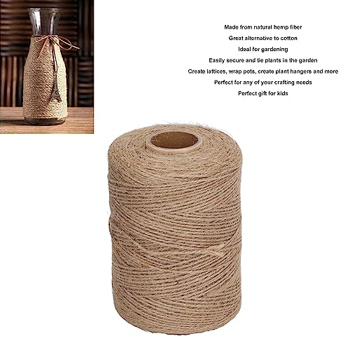 Jute Rope 300 m x 2 mm Natural | Crafts Gardening Wrapping Gifts Decoration